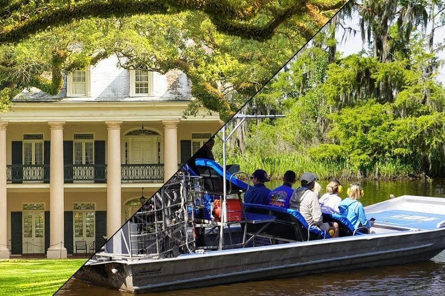 Oak Alley Plantation and Small Airboat Tour